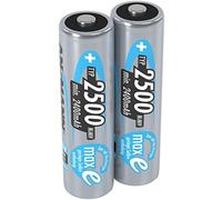 (TG. Confezione da 2) Ansmann Maxe Plus Nimh Stilo 2500Mah - NUOVO