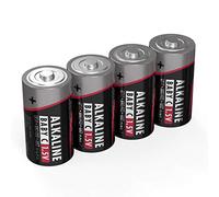 (TG. Confezione da 4) ANSMANN 1510-0005 4 Alcaline Batterie Baby C R14 - NUOVO