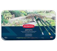 (TG. Confezione da 72 pezzi) Derwent Artists Matite Colorate in Scatola di Metal