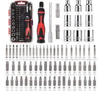 (TG. Confezione da 73 pezzi) Amazon Basics Set di chiavi a cricchetto magnetiche