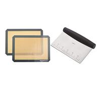 (TG. Confezione da2/Confezione da 3) Amazon Basics Tappetini da forno in silicon