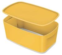 (TG. Contenitore S con Coperchio) Leitz Cosy Scatole, Giallo Caldo, Contenitore