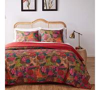 (TG. Coppia) Greenland Home 2-Piece Gioiello Quilt Set, Twin, Multicolore - NUOV