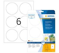 (TG. diamètre 85 mm) Herma Labels white ø 85 SuperPrint 150 pcs. - NUOVO