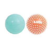 (TG. Diamètre des balles : 13 cm) Ludi - Set di 2 palline morbide sensoriali pe