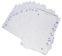 (TG. Diametro 117 mm) Avery L6043-25 Etichette con Foro Largo per CD, 2 Pezzi pe