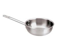 (TG. Diametro 24 cm) Paderno 12513-24 Casseruola Bombe, 24 cm, Acciaio Inox - NU