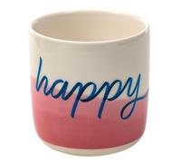 (TG. Diametro 8.5 cm, Altezza 9 cm) moses. Tazza Happy, moderna tazza da caffè