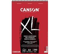 (TG. DIN A3) CANSON XL® Huile & Acrylique, album per pittura ad olio e acrilico