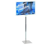 (TG. DIN A3) Franken PSM - Espositore portaprezzi con base metallica, orientabil