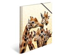 (TG. DIN A3) HERMA 19966 - Cartellina A3 con motivo animali esotici, giraffa, co