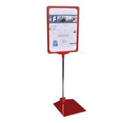 (TG. DIN A4) Franken PSM A4 01 - Cornice portaprezzi con base metallica, orienta
