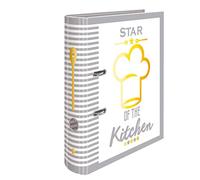 (TG. DIN A4) HERMA 19662 - Raccoglitore per ricette con scritta "Star of the Kit