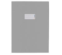 (TG. DIN A4) HERMA 5528 copertine per quaderni, formato A4, in carta grigia, 10