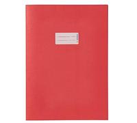 (TG. DIN A4) HERMA 5532 copertine per quaderni, formato A4, in carta rossa, 10 p