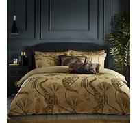 (TG. Doppio) Paoletti Moondusk Set copripiumino jacquard oro, matrimoniale - NUO