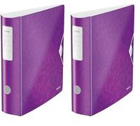 (TG. Dorso 8.2 cm (Confezione da 2)) Leitz Active WOW Raccoglitore con Meccanism