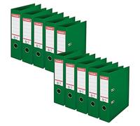 (TG. Dos de 75 mm) Esselte Leitz 811360 Green folder - folders (green, Plastic,