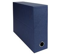(TG. Dos de 9 cm) Exacompta 89527e Scatola Trasferimento toilée 9 cm blu scuro