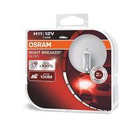 (TG. Duo Box (2 lampade)) OSRAM NIGHT BREAKER SILVER H11, +100% di luce, lampada