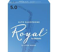 (TG. Durezza 5.0) Confezione da 10 Ance Rico Royal per Sassofono Contralto, dure