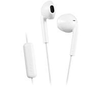 (TG. Earbuds) JVC HAF17MW - Auricolari con microfono e telecomando, colore: Bian