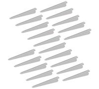 (TG. Équerre 170mm) Emuca 7908512 Supponti per mensola con profilo cremagliera