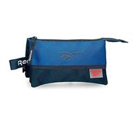 (TG. Estuche Triple) Custodia Tripla Reebok Atlantic Blu 22x12x5 cm Poliestere -