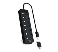 (TG. EW1147) Ewent EW1147 Hub USB 3.2 Gen1, Ciabatta multipresa USB, Sdoppiatore