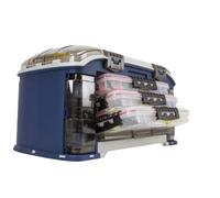 (TG. Extra Large) Plano Elite Series Angled Tackle System, Organizzatore Portati