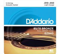 D'ADDARIO EZ940 LITE 12 CORDE