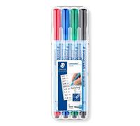 (TG. F-Spitze | 4er Set) Staedtler 305F WP4-1 Penna Correggibile F - NUOVO