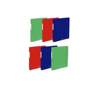 (TG. f.to 24x34x3 cm.) Pigna, Scatola da 6 cartelle portadocumenti LUX con elast