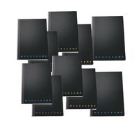 (TG. F.to A6 , 10x15 cm. , ( Small )) Pigna Quaderno Monocromo rilegatura Filo S