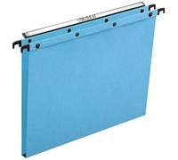 (TG. Fondo 15 mm) Elba Azo Ultimate Cartelle Sospese per cassetto Kraft Blu Scat