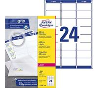 (TG. Format 63,5 x 33,9 mm) Avery Zweckform L7159-100, 100 Fogli, Etichette indi