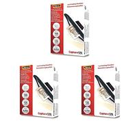 (TG. Formato 60 x 90 mm, Pacco da 3) Fellowes Pouches, Transparent, Formato 60 x