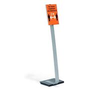 (TG. Formato A4) Durable 481223 Info Sign Stand, Espositore da Pavimento, Format
