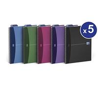 (TG. Formato A5) Oxford 100101300 Quaderno Mini Spiralato Urban Mix Formato A5,