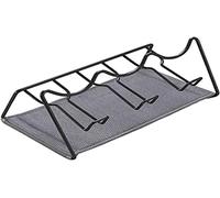 (TG. für 3 Flaschen) Metaltex Scolapiatti in metallo grigio per 3 - NUOVO