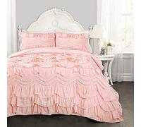 (TG. Full/Queen) Lush Decor Kemmy Quilt - Set di biancheria da letto matrimonial