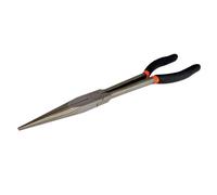 (TG. Gerade) Silverline 993033 - Pinza a punta per elettronica, curva ed extra l