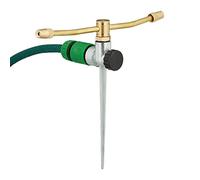 (TG. Getto 12m) Relaxdays Irrigatore da Giardino con Picchetto, Spruzzatore Rota