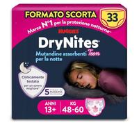 (TG. Girls 13+yrs (33 Pants)) Huggies Drynites Pannolini Bambina, Taglia XL (48-