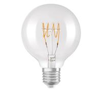 (TG. Globo80) OSRAM Lampada LED Vintage 1906 Classic Globe80 FIL, E27, globo, tr