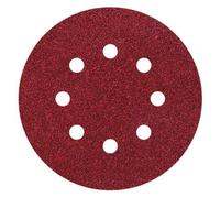 (TG. Grana 120) Wolfcraft 2251100 Dischi Abrasivi Velcrati ø 125 mm, Grana 120,