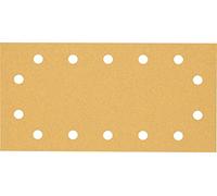 (TG. Grana 80) Bosch Professional 10x Carte abrasive Expert C470 con 14 fori (pe