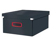 (TG. Grande (A3)) Leitz Click & Store WOW - Scatola Archivio, Grigio, Grande (A3