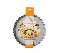 (TG. Grande) Decora 0075052 Stampo per Crostata con Fondo Mobile da Ø 25 X 3 H