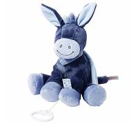 (TG. Grande) Nattou Pupazzetto carillon Asinello Alex, Melodia"La-Le-Lu", 28 x 2